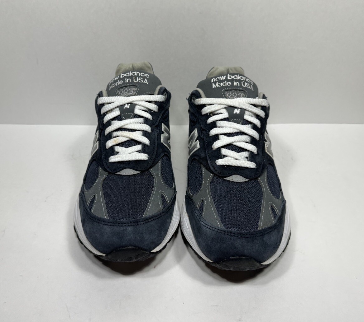 New Balance 993 Navy White Grey Silver Men 