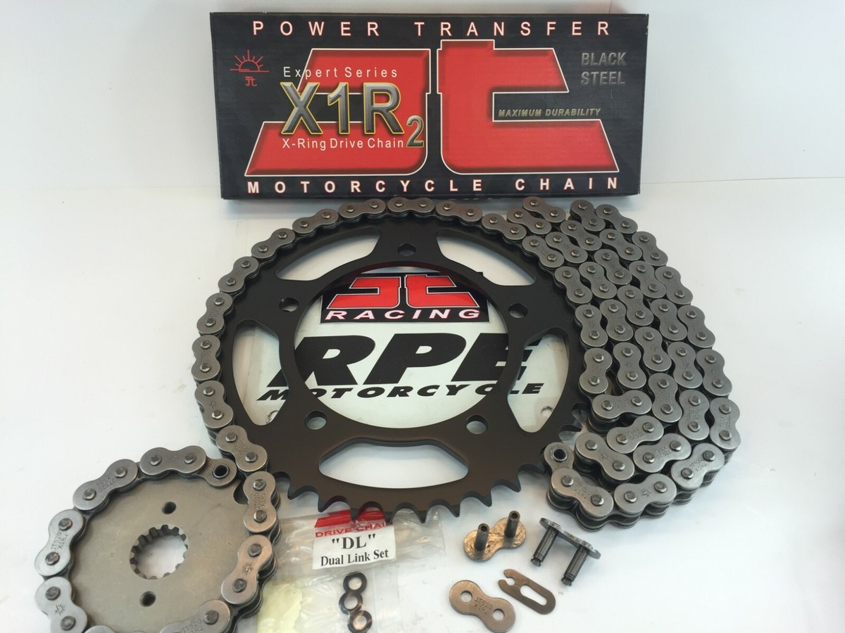 Kawasaki EX400R Ninja 400 2018-2024 JT X-Ring Chain and Sprockets