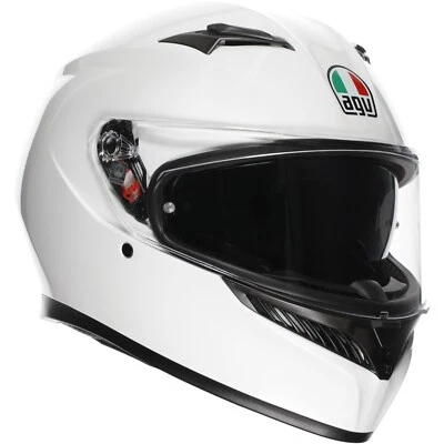 Casque De Moto XXL - AGV K3 Casque Intégral Avec Visière Solaire - Blanc - Photo 1/4