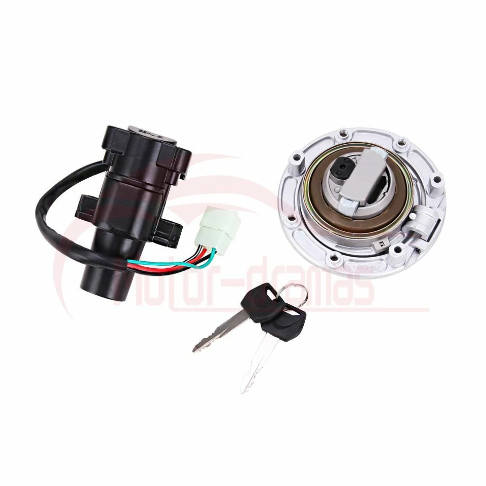 Interruptor de encendido tapa de gas combustible bloqueo de asiento juego de llaves para Honda CBR600F4/F4I 2001-2006 Foto 4 de 4