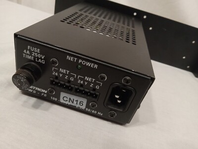Crestron CNPWS-75 24VDC Regulated Power Supply w C2N-HBLOCK + CNXRMAK Rack Mount