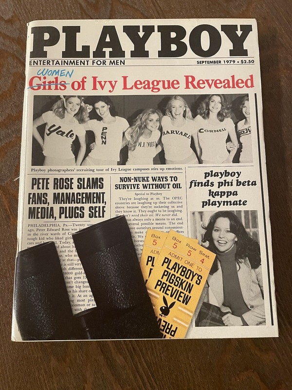 Playboy Magazine September 1979 Vicki McCarty Women of Ivy League Pete Rose