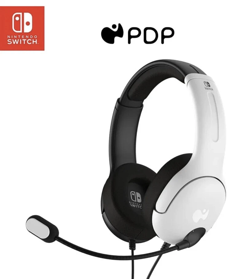 PDP LVL 40 Stereo Headset NSW compatible 500 162 BW White
