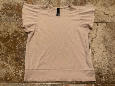BOBI LOS ANGELES BEIGE SHIRT ( WOMENS M )