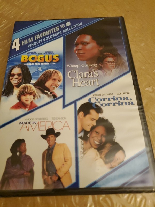 4 Film Favorites Whoopi Goldberg Collection DVD New Still Sealed  HTF Rare