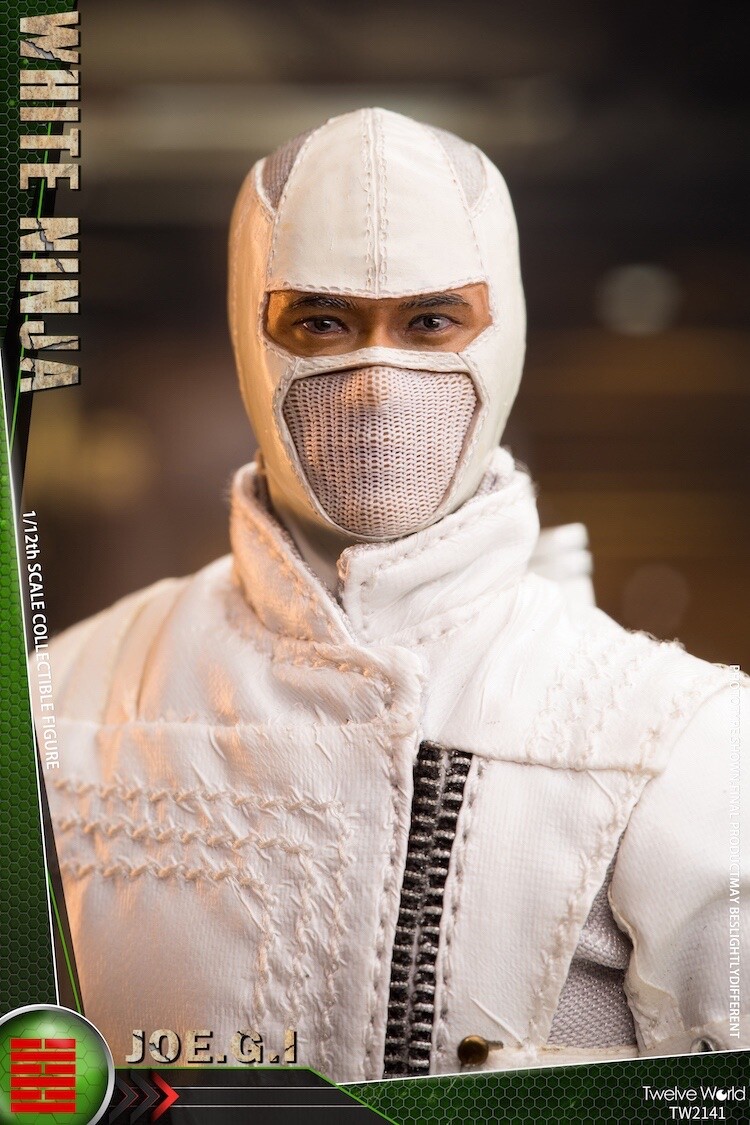 TW2141: TWTOYS White Ninja (GI Joe Storm Shadow) 1/12 ACTION FIGURE