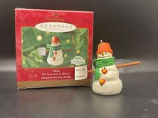Hallmark Keepsake Ornament The Snowmen of Mitford Max Dated 2000
