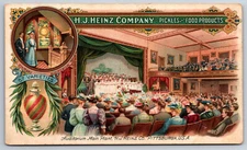 Pittsburgh Pennsylvania~HJ Heinz Co Interior~Auditorium Main Plant~c1905 Pc