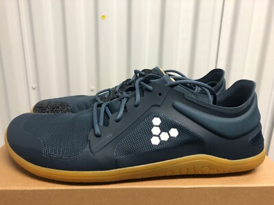 Vivobarefoot Primus Lite III Blue Gum Sole US sz 15 EU49 Running Shoe Minimalist