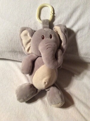 Elephant Gray Stuffed Plush Kelly Toy Baby Rattle SOFT 12” Cream | eBay