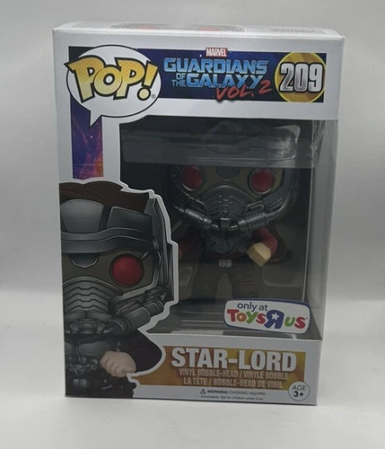Funko Pop Star-Lord Toysrus Exclusive #209 Marvel Guardians Of The Galaxy Vol. 2