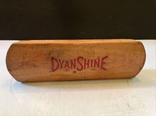 Vintage Shoe Brush DYANSHINE Pure Horsehair Wood Handle USA A Well Used Brush