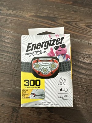 Energizer Industrial Headlamp Red 300 Lumens HDBIN32EB New