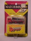 Vintage Matchbox Lesney No 10 Diecast PIPE TRUCK w/ Box In SEALED Blister Pack