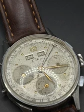 RARE Eska Triple Calendar, Chronograph Watch