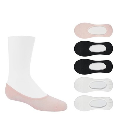 NWT SOF SOLE GIRLS SOLID LINER SOCKS 5 PAIRS sz small youth 10-4.5 footie multi