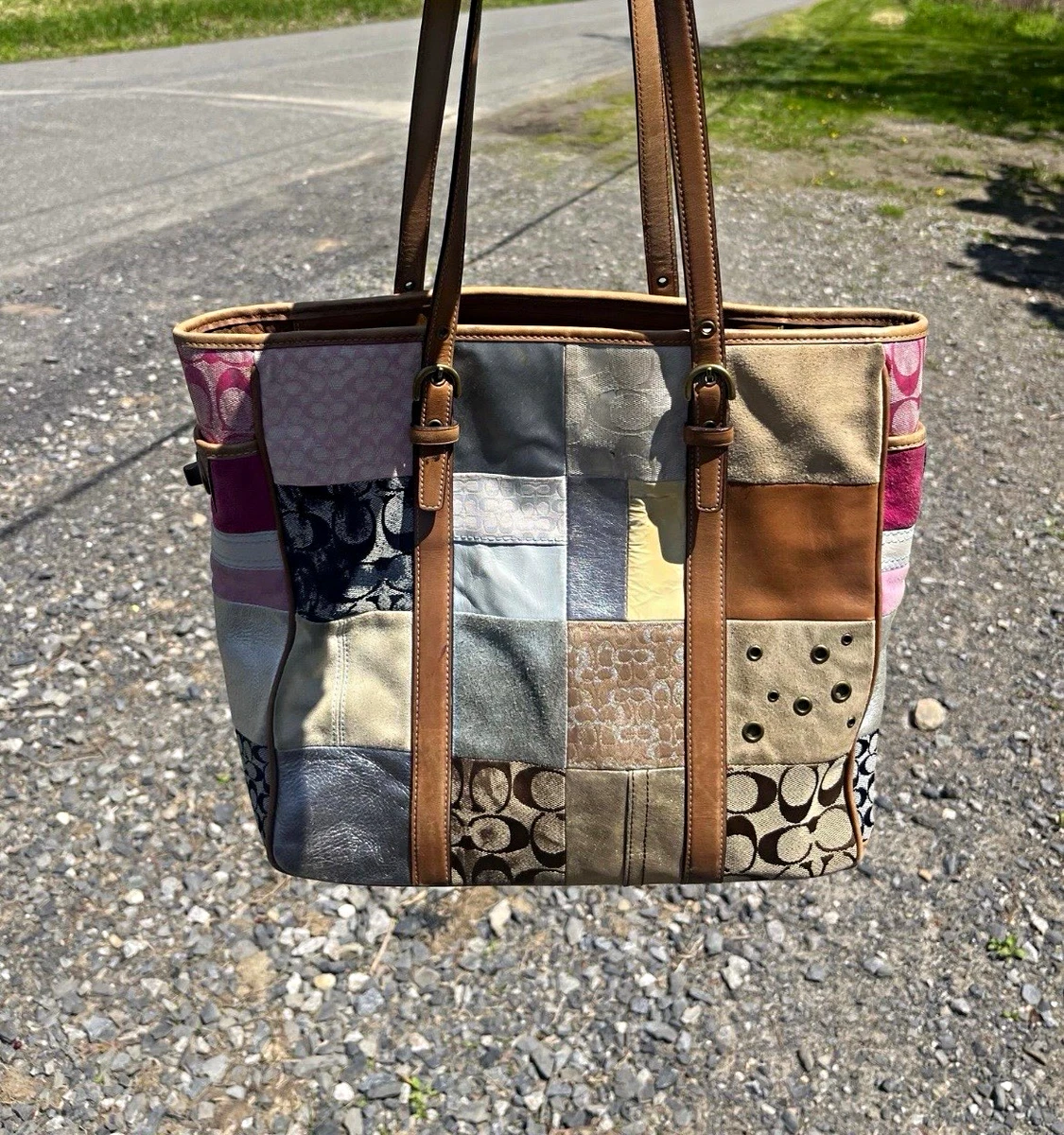 Coach Turn Lock Tote Bags & Handbags for Women for sale | eBay