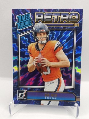    2024 Donruss   Bo Nix Rated Rookie Retro #19   RC   