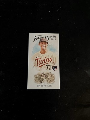 2025 Topps Allen & Ginter Brooks Lee RC 1889 N22 Mini #N222-29 Twins
