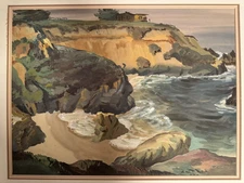 Paul Carey Original Early California Painting Modernist Art Impressionist