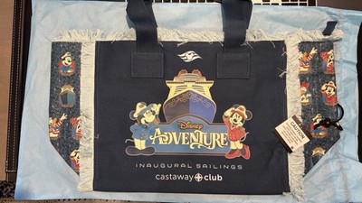 New Disney Cruise Line Adventure Inaugural Castaway Club Tote Bag