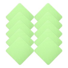 Reusable Glasses Cleaning Cloth for Glasses 5.91"x5.91" Light Green 10 Pcs