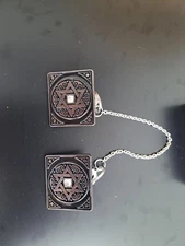 BRTAGG Clips For Tallit Prayer Shawl, Star Of David Design