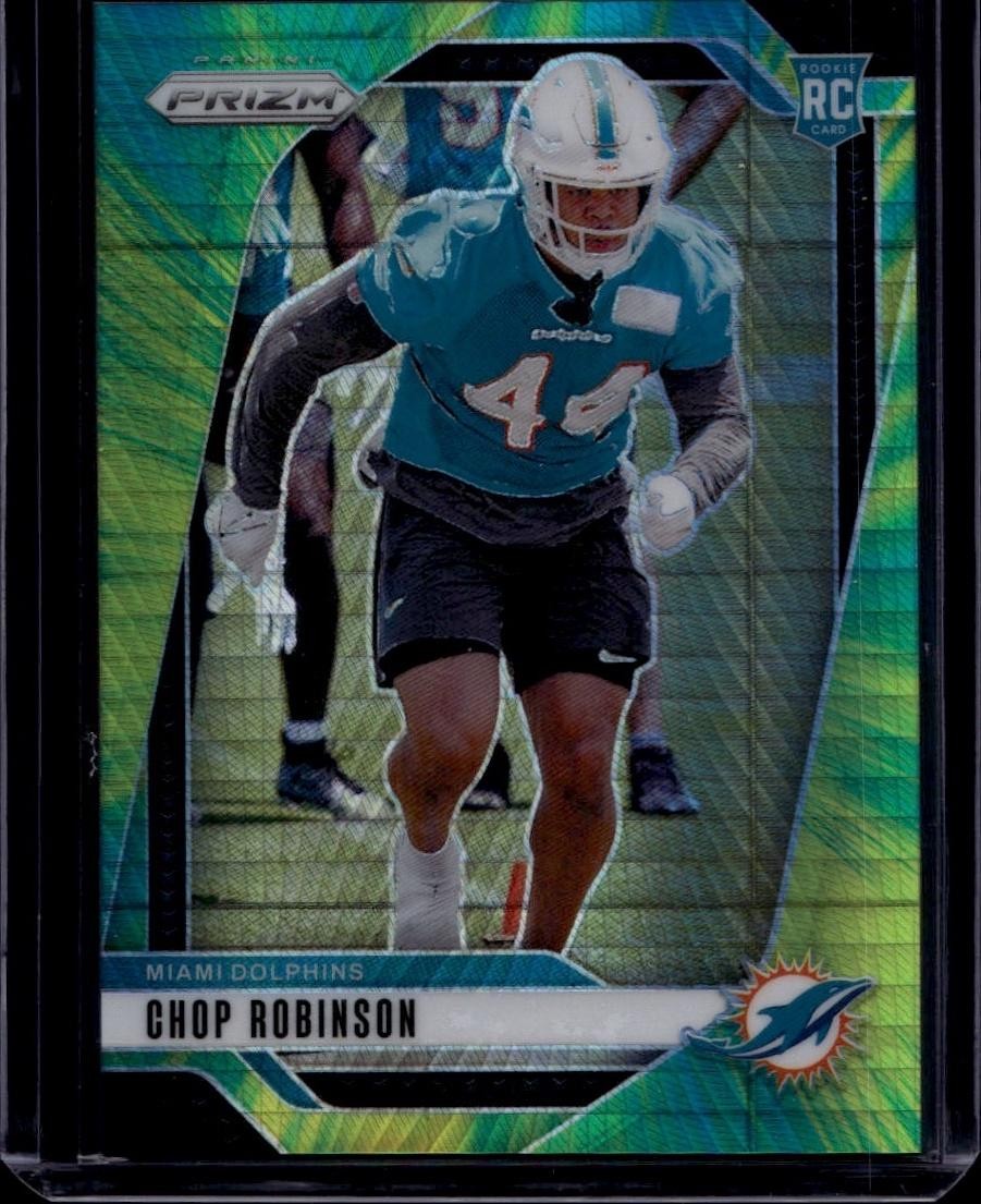 2024 Panini Prizm #319 Chop Robinson Hyper #/180
