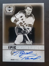 1999-00 UD Century Legends Brad Park Epic Signatures Auto #BP New York Rangers