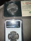 2003 American Silver Eagle + 1962 Franklin Half Dollar NGC UNC – Silver Coin Lot
