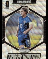 2026 Panini Prizm FIFA World Cup #8 Luka Modric Trophy Hunting Wave Prizm