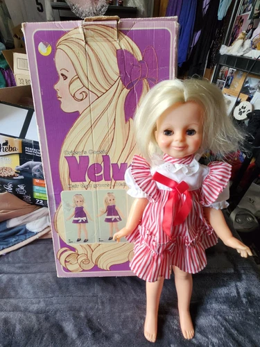Velvet Doll With dress and Original Box Ideal 1971