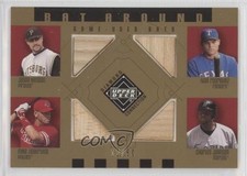 2002 Diamond Connection Bat Around Gold 12/50 Ivan Rodriguez Jason Kendall 0j4n