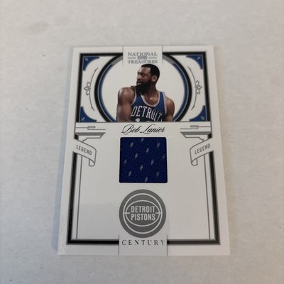 2009-10 National Treasures - Legend Bob Lanier Century Materials /99 Pistons