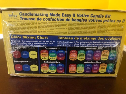 2002 Yaley Candlemaking Made Easy II Votive Candle Home Crafting Kit 32 Count - Picture 8 of 8