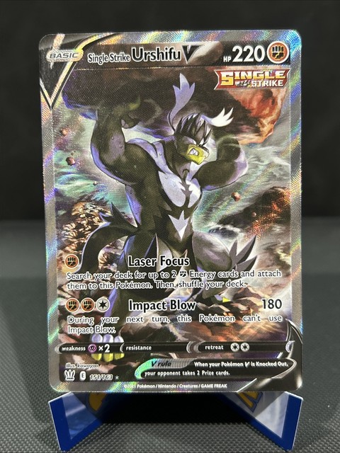 Single Strike Urshifu V (Alternate Full Art) 151/163 Swsh05: Battle Styles NM