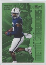 2022 Skybox Metal Universe Champions Shredders PMG Green 10/10 Jahan Dotson 0c3