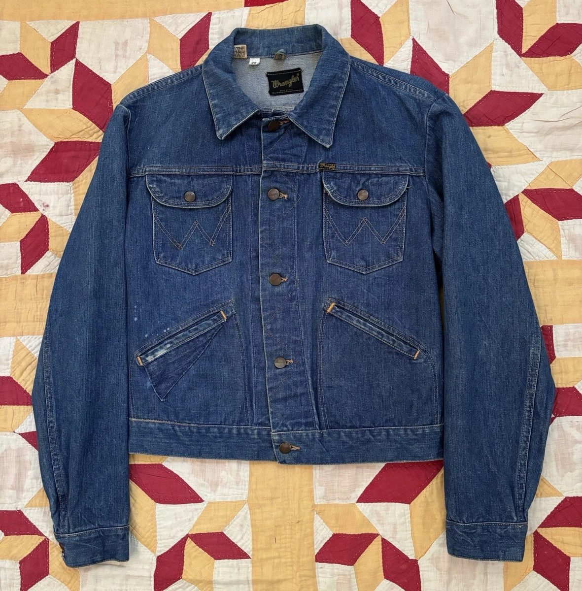 25+ Wrangler Denim 1970s Vintage Outerwear Coats & Jackets for Men