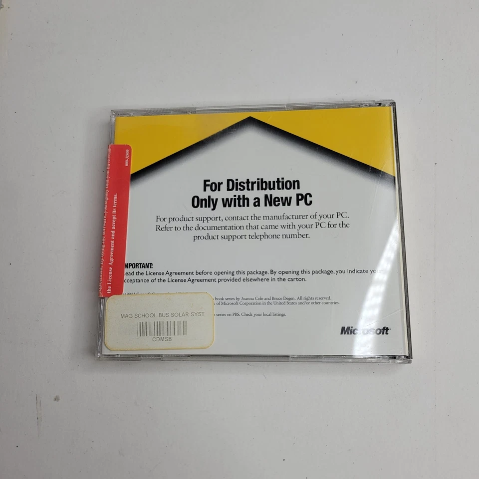 The Magic School Bus Explores The Solar System PC CD-ROM Game 1994 Scholastic - Image 3 of 4