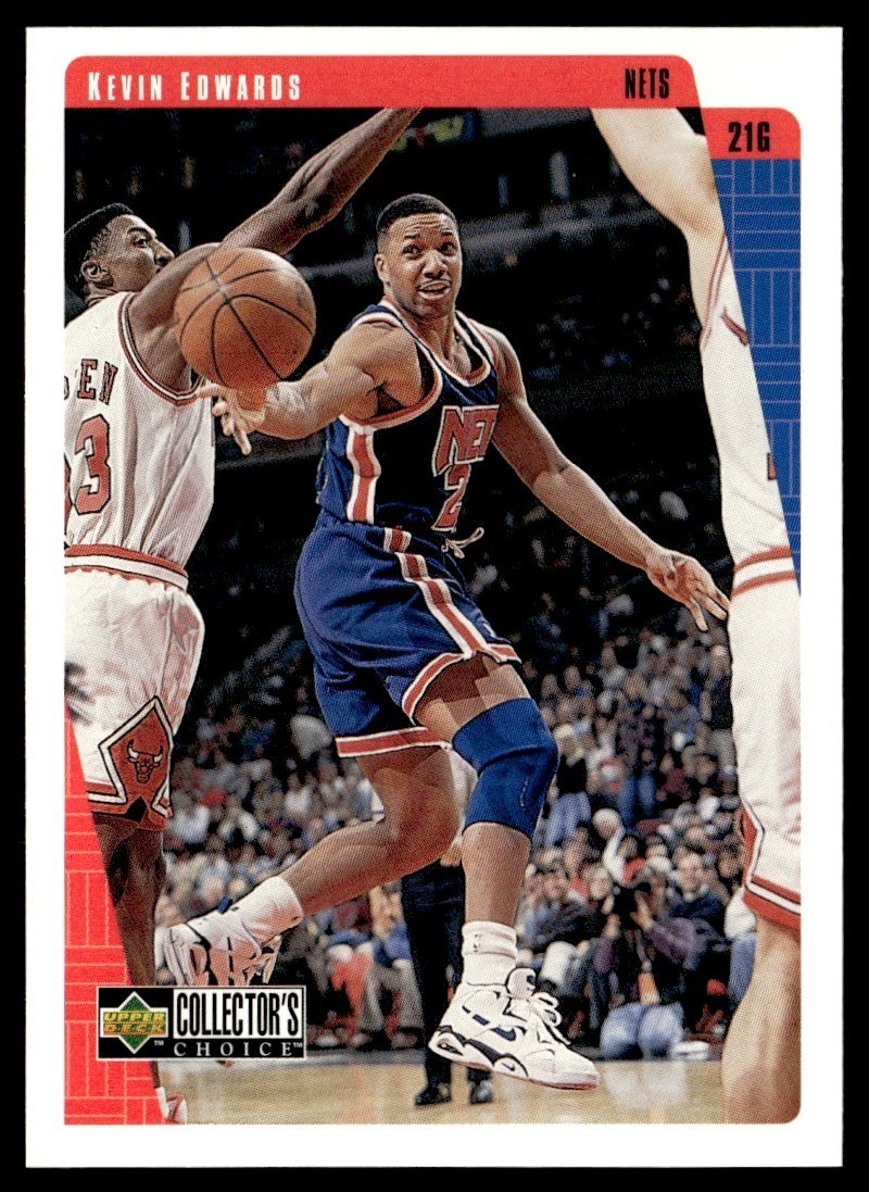 1997-98 Collector's Choice Kevin Edwards New Jersey Nets #85