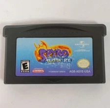 Nintendo Gameboy Advance Spyro Season Of Ice Game Cartridge Tested Working