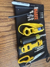 Klein Tools VDV Installer Kit Punch Down Multi-Tool Stripper Screwdriver Scissor