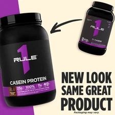 RULE ONE PROTEINS R1 CASEIN 100% Micellar Casein Slow Digesting 4 lb