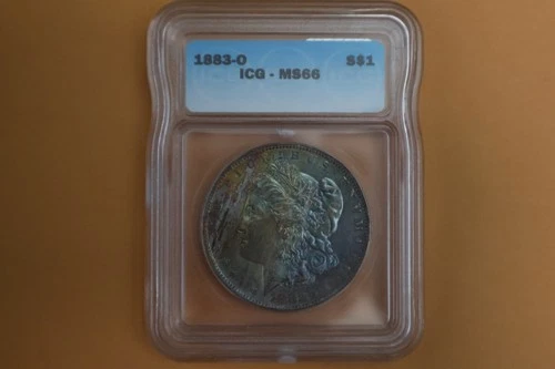 1883-O MORGAN DOLLAR ICG MS66