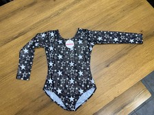 Zaclotre Leotard NWT Original Dance Size 160 Fits 10-11 Years Black/silver     