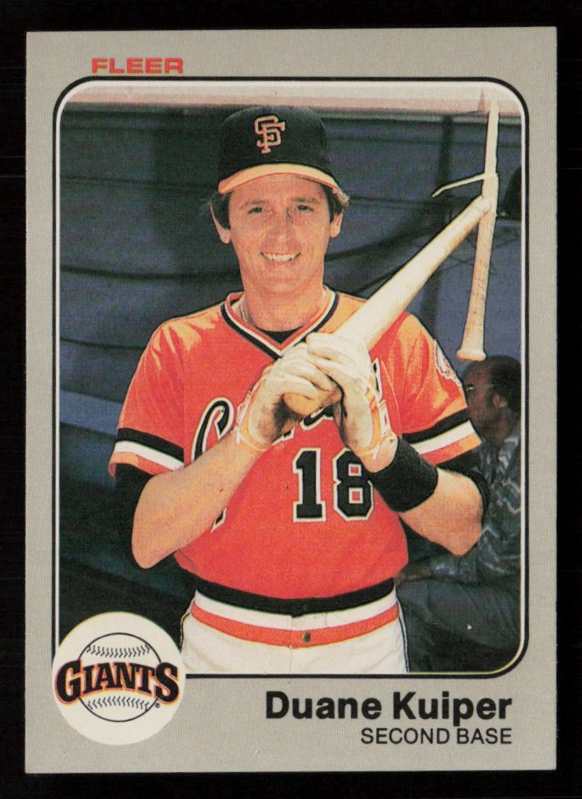 Duane Kuiper trading card