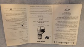 *loose booklet Manual For Parts Read* Panic Sega CD With Registration Card Wear