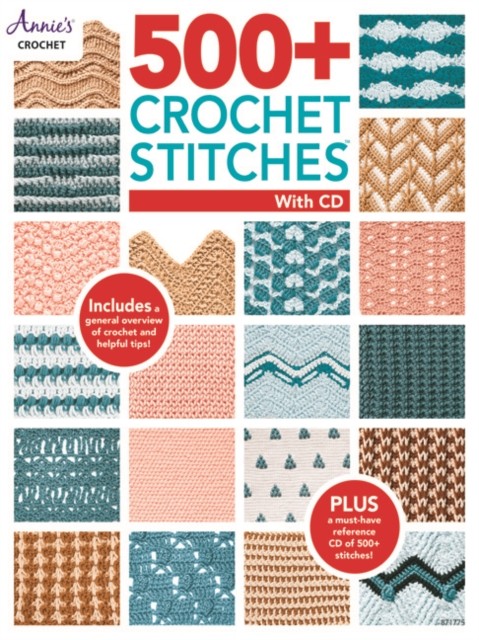 500+ Crochet Stitches with CD by Annie's Crochet NEW - Image 3