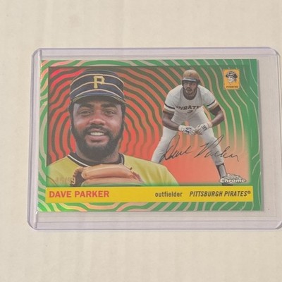 2025 Topps Chrome Platinum Dave Parker Green Vibrations Refractor #45/99