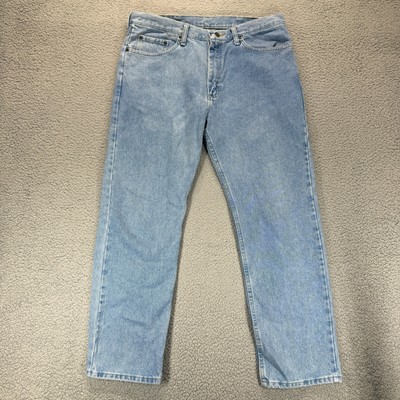 Wrangler Five Star Premium Denim Regular Fit Jeans Mens 36x30 Stonewash Blue